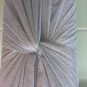 Silver glitter cross body bag